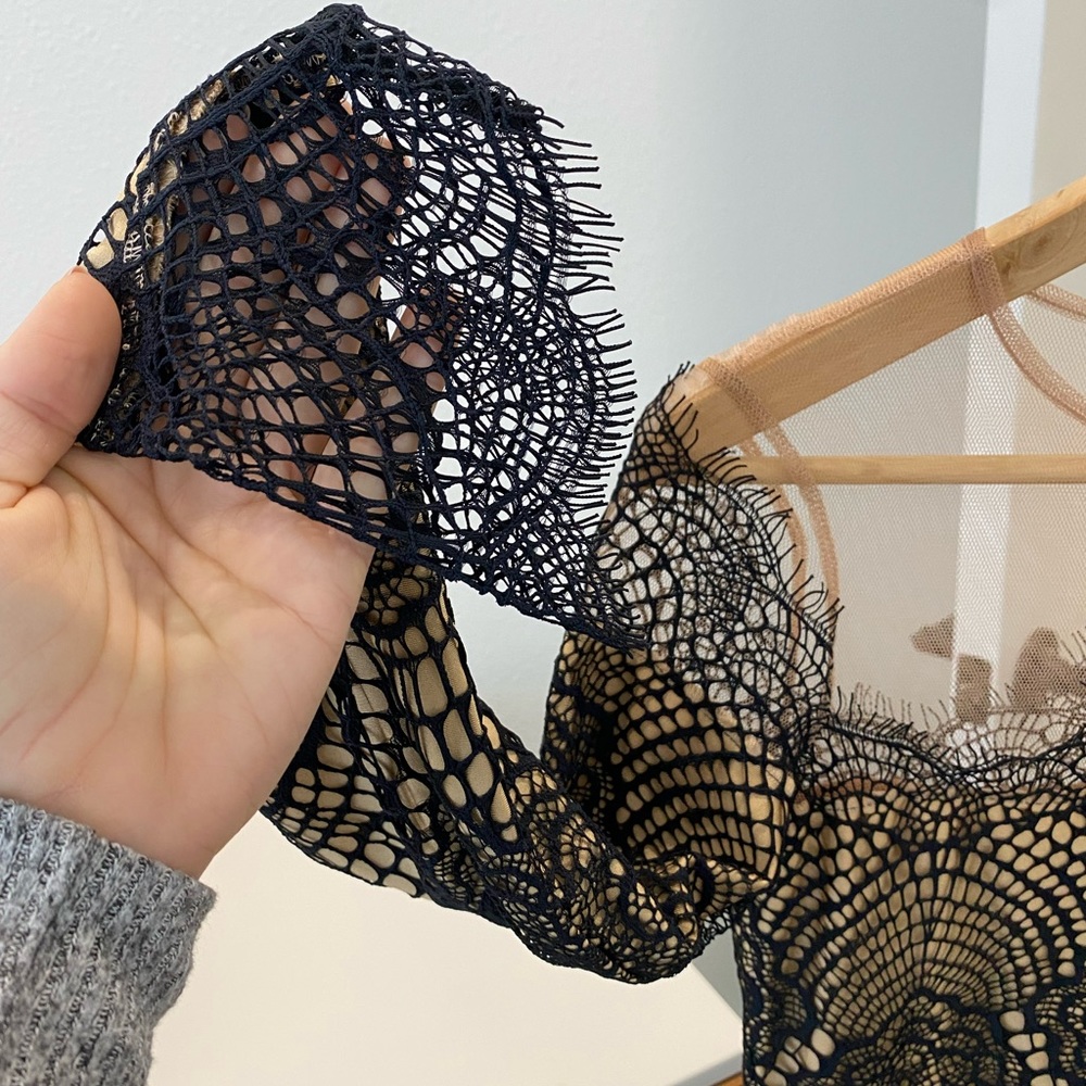 For Love & Lemons-Black Lace Dress - Picture 6 of 11